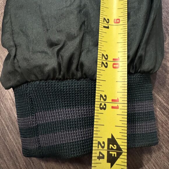 Vintage Wilson Pullover Jacket Mens L/XL Green Advantage Windbreaker Golf 90s - Picture 7 of 9